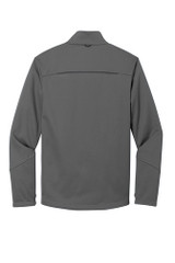 Front of  Graphite PA Collective Tech Jacket with white back ground
