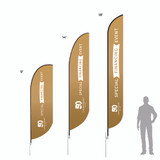 Golden Anniversary Financing Event flag sizing