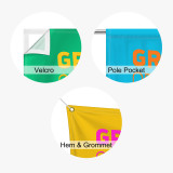 Finishing options vinyl banner