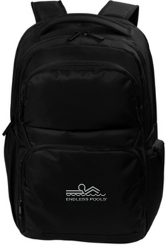 Black PA Transit Backpack with adjustable straps