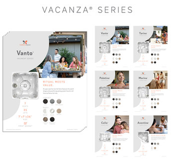 Vacanza Spa Stand Graphic Set 13 x 16 PK6