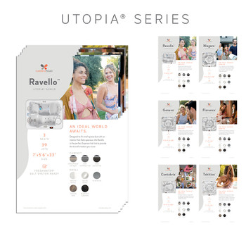Utopia Spa Stand Graphic Set 11 x 17