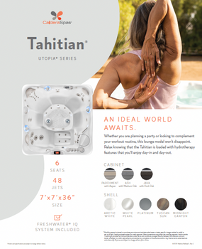 Utopia Tahitian Spa Stand Graphic 13 x 16