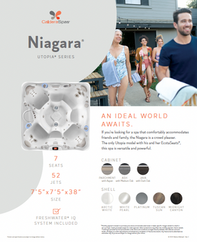 Utopia Niagara Spa Stand Graphic 13 x 16