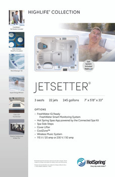Highlife Jetsetter Spa Stand Graphic 11 x 17 (2025)