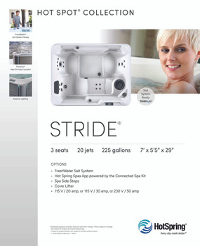 HotSpot Stride Spa Stand Graphic 13 x 16