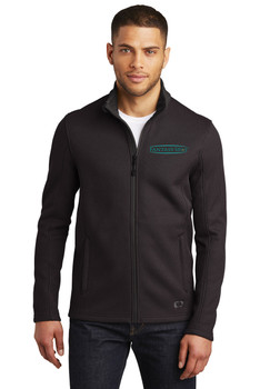 Man wearing Black color OGIO® Grit Fleece Jacket