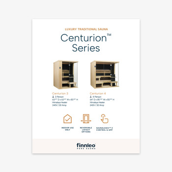 Centurion Sauna Decal - 8" x 10"