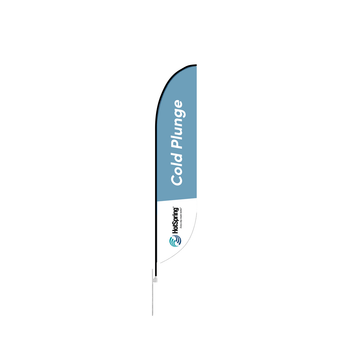 14' Feather Flag – Vigor™ Cold Plunge (Costco Roadshow Edition)
