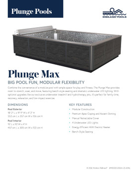 Plunge Max Sell Sheet Front