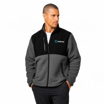 Storm Creek® Men's Warm Up Colorblock Sherpa Fleece Jacket