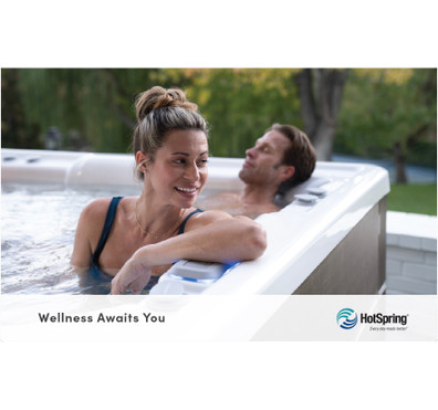 Wellness Awaits You Hanging Banner