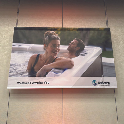 Wellness Awaits You Hanging Banner