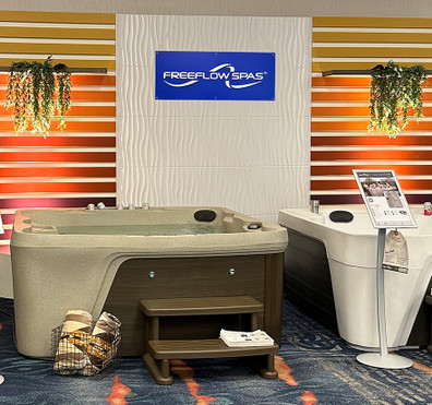 Freeflow Wall Logo Sign display on wall