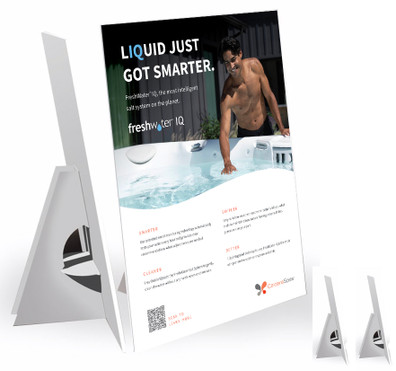 FreshWater IQ Easel Back Display 2-pk