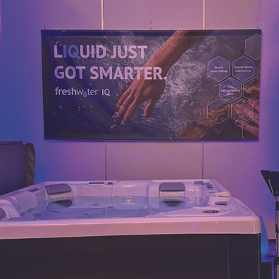 FreshWater IQ Hanging Banner