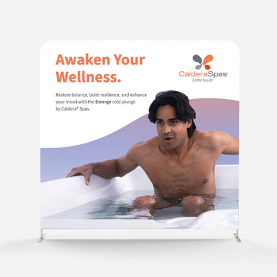 Caldera Emerge Cold 8X8 ft Tension Display