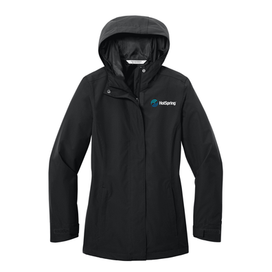 Port Authority® Women’s C-FREE® Rain Jacket in Black Color