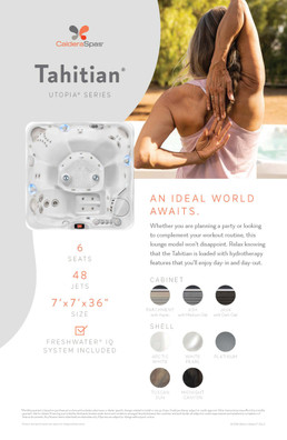 Utopia Tahitian Spa Stand Graphic 11 x 17
