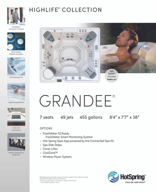 Highlife Spa Stand Graphic Set 13x16 Grandee