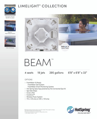 Limelight Beam Spa Stand Graphic 13 x 16 (2025)