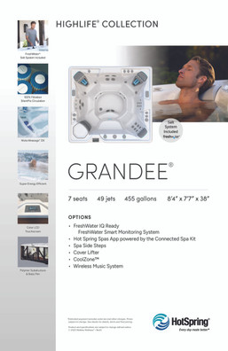 Highlife Grandee SpaStand Graphic 11 x 17 (2025)