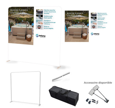 Fabric Tension Stand More Spa Enjoyment with accessories