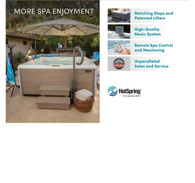 8x8 Fabric Tension More Spa Enjoyment Graphic only. 