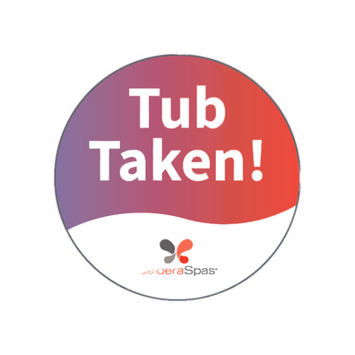 “Tub Taken” Decal PK10 single