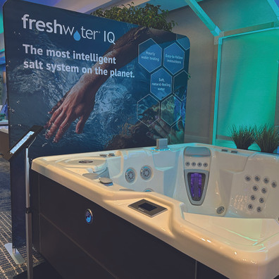 Fabric Tension Stand Fresh Water IQ Hot Spring