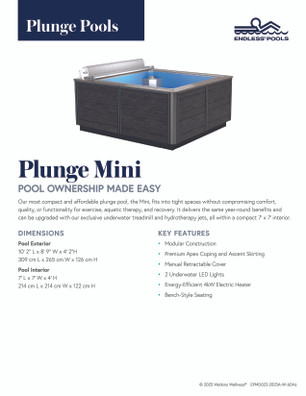 Plunge Mini Sell Sheet front page. Comes in pack of 25.
