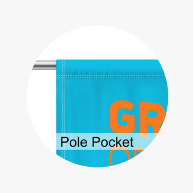 Finishing options pole pocket