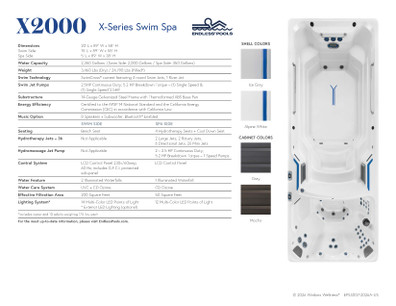X2000 Sell Sheet - Pack of 25 |  2026