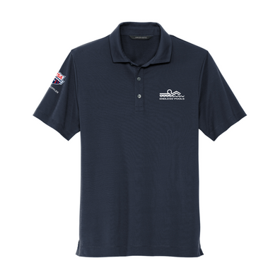 EP USAS Mercer+Mettle Stretch Jersey Polo front on white background. 