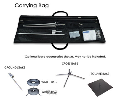 Carry bag for feather flag.