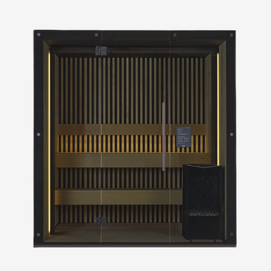 Reflection 3 Decal on a sauna.