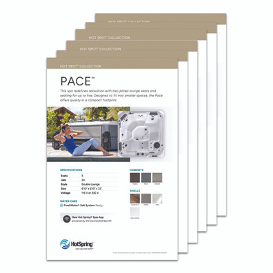 2026 Hot Spot Collection Spa Stand Graphic Set 11 x 17 PK 6 (Coming Soon)