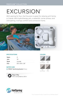 2026 Freeflow Collection Spa Stand Graphic Set 11 x 17 PK 5