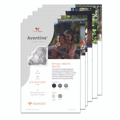 2026 Vacanza Series Spa Stand Graphic Set 11 x 17 PK6 (Coming Soon)