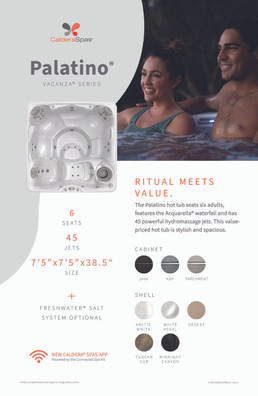 2026 Vacanza Series Spa Stand Graphic Set 11 x 17 PK6 (Coming Soon)