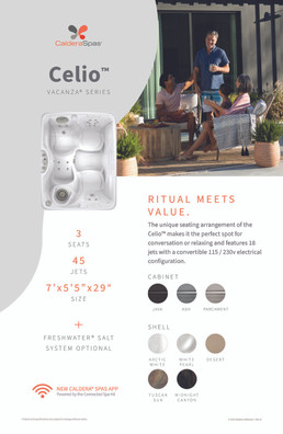 2026 Vacanza Series Spa Stand Graphic Set 11 x 17 PK6 (Coming Soon)