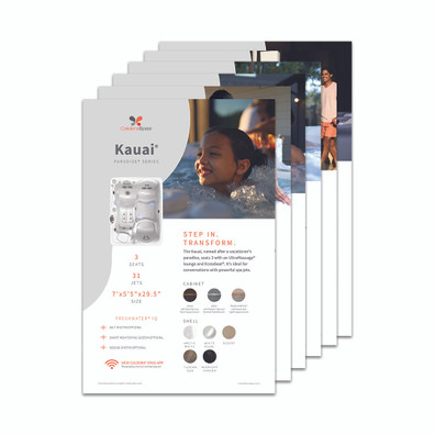 2026 Paradise Series Spa Stand Graphic Set - 11 x 17 Pk6 (Coming Soon)