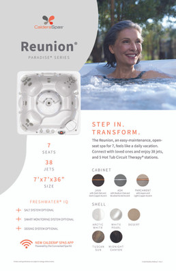 2026 Paradise Series Spa Stand Graphic Set - 11 x 17 Pk6 (Coming Soon)