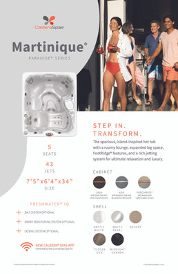 2026 Paradise Series Spa Stand Graphic Set - 11 x 17 Pk6 (Coming Soon)