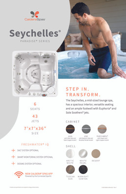 2026 Paradise Series Spa Stand Graphic Set - 11 x 17 Pk6 (Coming Soon)