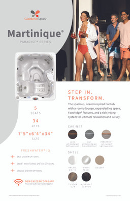 2026 Paradise Series Spa Stand Graphic Set - 11 x 17 PK6
