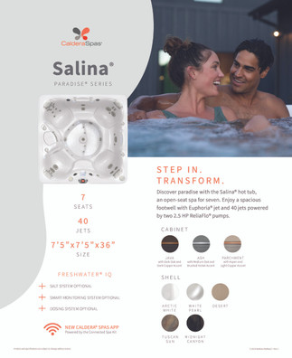 2026 Paradise Series Spa Stand Graphic Set - 13 x 16 PK6