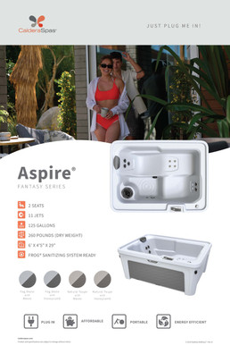 2026 Fantasy Entice Spa - Stand Graphic 11 x 17 PK 5 (Coming Soon)