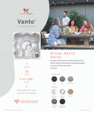 2026 Vacanza Series Spa Stand Graphic Set 13 x 16 PK6 (Coming Soon)