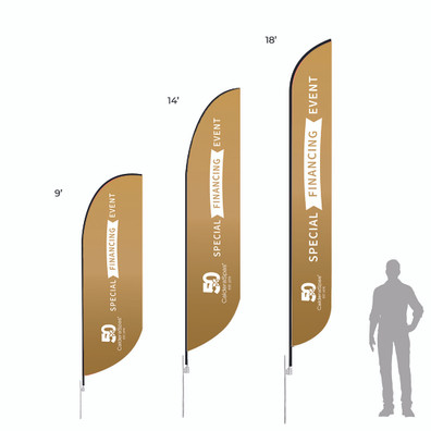 Golden Anniversary Financing Event Flags Group Sizes